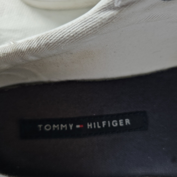Tommy Hilfiger White Sneakers Low-Top Casual - Picture 9 of 11